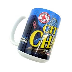 Boston Red Sox & Patriots Champions 2004 Y2K VTG World Series‎ Super Bowl Mug
